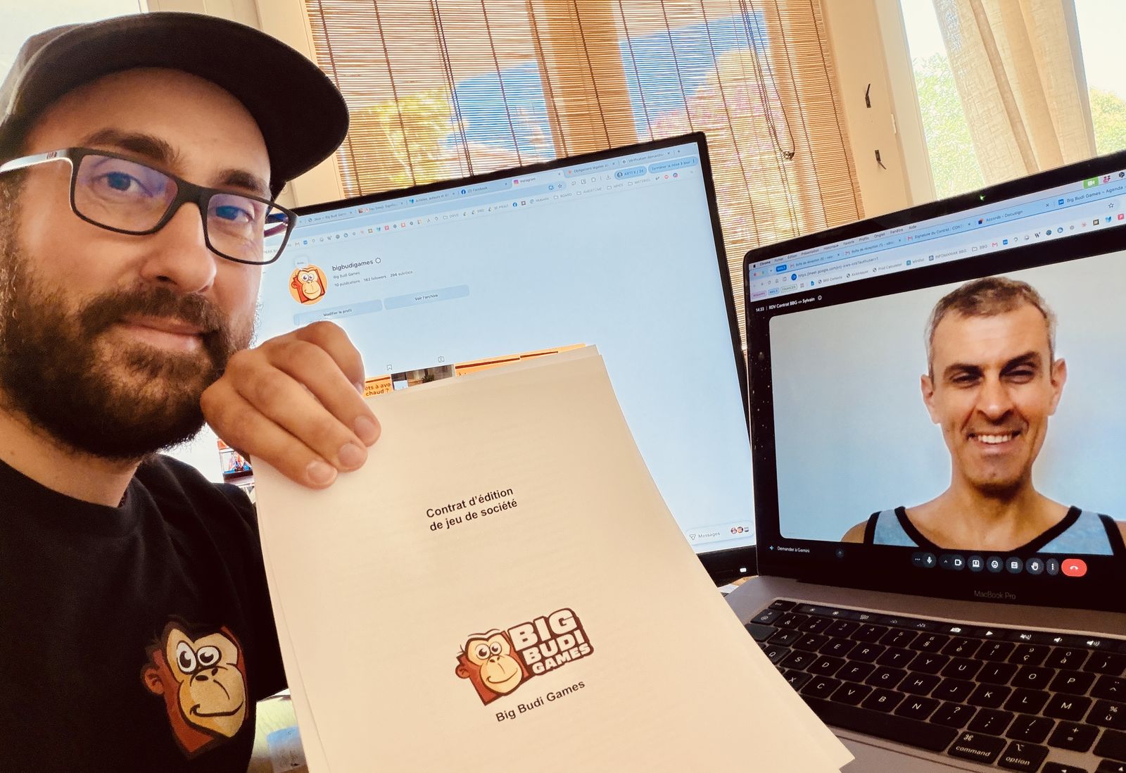 Signature du contrat d&rsquo;édition de Tornadice, en visioconférence